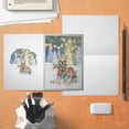 thumbnail image 4 of Merry Christmas French Bulldog Snowy Winter with Gifts Tree Decorations 5x7in Folded Greeting Card Dog Lover Gifts Single Note Card with Envelope - 12020, 4 of 5
