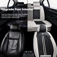 thumbnail image 4 of Car Seat Covers，Front and Rear, Fits Hyundai Venue 2021, Gray and Black 5 Pieces, 4 of 10