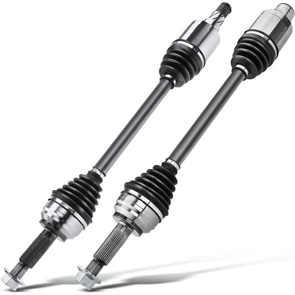 A-Premium Pair (2) Front CV Axle Shaft Assembly Compatible with Tesla Model S 2012 2013 2014 2015 2016 ELECTRIC, Driver and Passenger Side, Replace# 103061600A, 103061500D