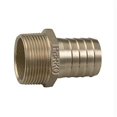 thumbnail image 1 of 1-1/2 Pipe To Hose Adapter Straight Bronze MADE IN THE USA, 1 of 1