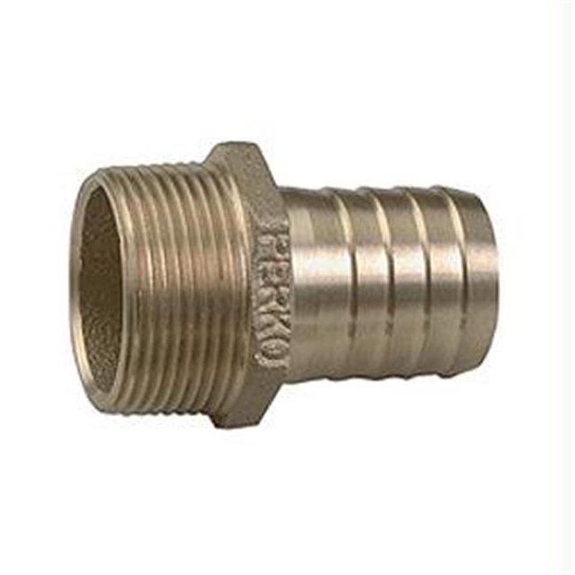 1-1/2 Pipe To Hose Adapter Straight Bronze MADE IN THE USA