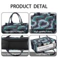 thumbnail image 4 of Large Capacity Tote Bag,Blue Green Gold Marble Pattern Handbag Fashion Luxury Tote Bag,15.7"x13"x 5.1" Inches,Laptop Compatible, 4 of 6