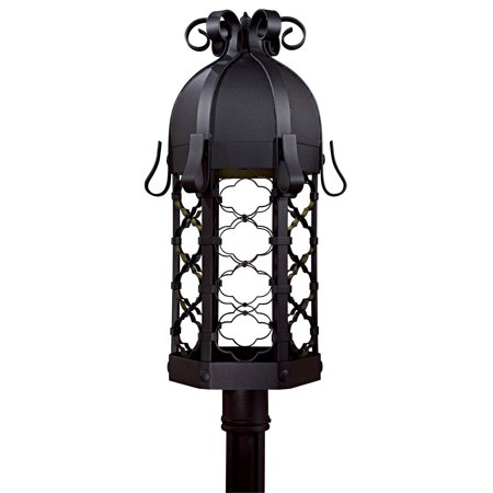 Minka-Lavery 9246-1-66-PL 1 Light Outdoor Post Mount Montalbo Coal