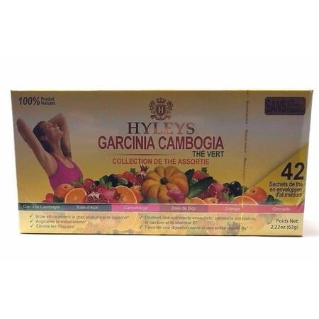 Hybrid Tea Collection - Hyleys 100% Natural Garcinia Cambogia Assorted Tea Collection 42 Teabag Slim Tea
