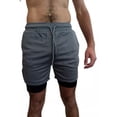 thumbnail image 1 of Gimnasio Short Con Licra Deportiva 2 En 1 Hombre Correr Fit, 1 of 6