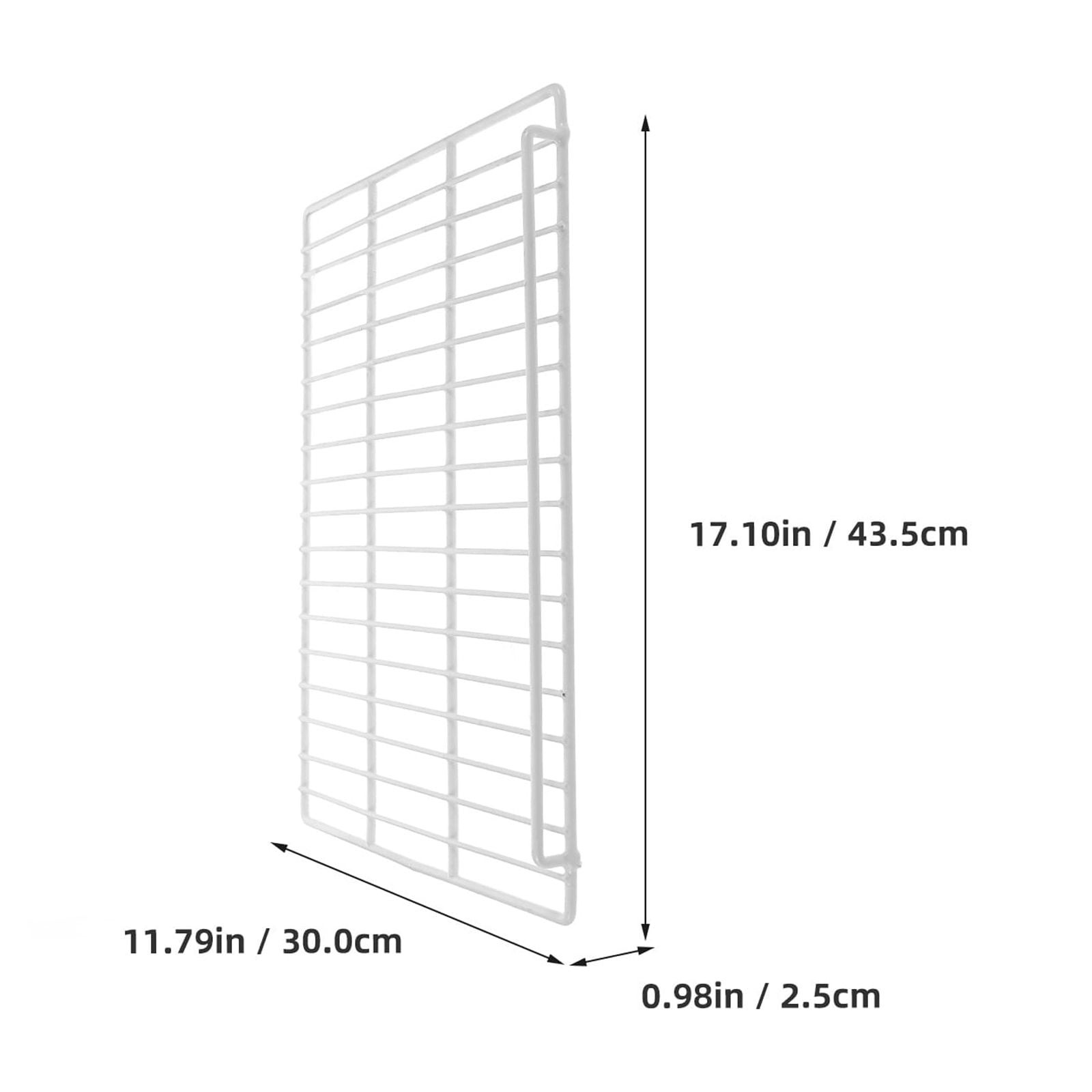 Hytrove Partition Rectangular Iron For Business Owners Retailers Refrigerator Shelf Replacement Storage 1Pcs