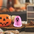 thumbnail image 5 of Glow in The Dark Ghost Mini Figurines | Halloween Blind Bag Ornaments for DIY Decor | Cute Desktop Accessories | Gothic Party Favors |Halloween Resin Decorations(Dark Pink), 5 of 6