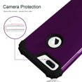 thumbnail image 3 of Dteck iPhone 8 Plus Case, Dteck Heavy Dual Layer Rugged Shockproof Case Hard PC Protective Back Cover For Apple iPhone 8 Plus, Purple, 3 of 7