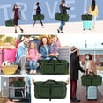 thumbnail image 2 of Bolsa de viaje Fmeida 65 L con compartimento para zapatos, repelente al agua, 2 of 7