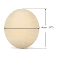 thumbnail image 3 of 4 Pcs Wooden Cat Balls Track Toy Replacement Wood Kitten Roller Balls for Circle Round Scratcher Toy Indoor Chasing Hunting Mental Physical Exercise, 3 of 6