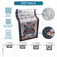 thumbnail image 6 of Independence Day Truck Table Runner 72 Inches, Blue Star Firework 4th of July Wood Bed Runner Dresser Scarves Tabletop for Indoor Outdoor Parties/Ceremony/Banquet, 16" x 72", 6 of 9