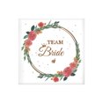 thumbnail image 2 of Antqov Flower Bride Party Theme Tableware Set Disposable Decorative Tableware Paper Set, Home Accessories, 2 of 4