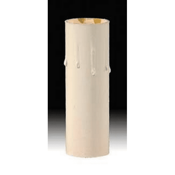 B&P Lamp® 4" Ht., IvoryTinted Drip Candle Covers, Standard Size