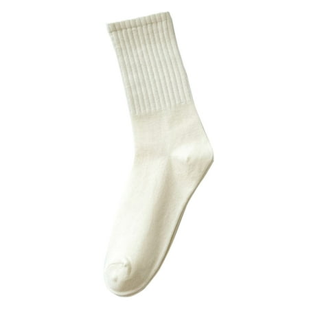 

Huaai socks for women Womens Socks Solid Color Socks Colorful Lightweight Cotton Pile Socks Athletic Socks cute socks White 2