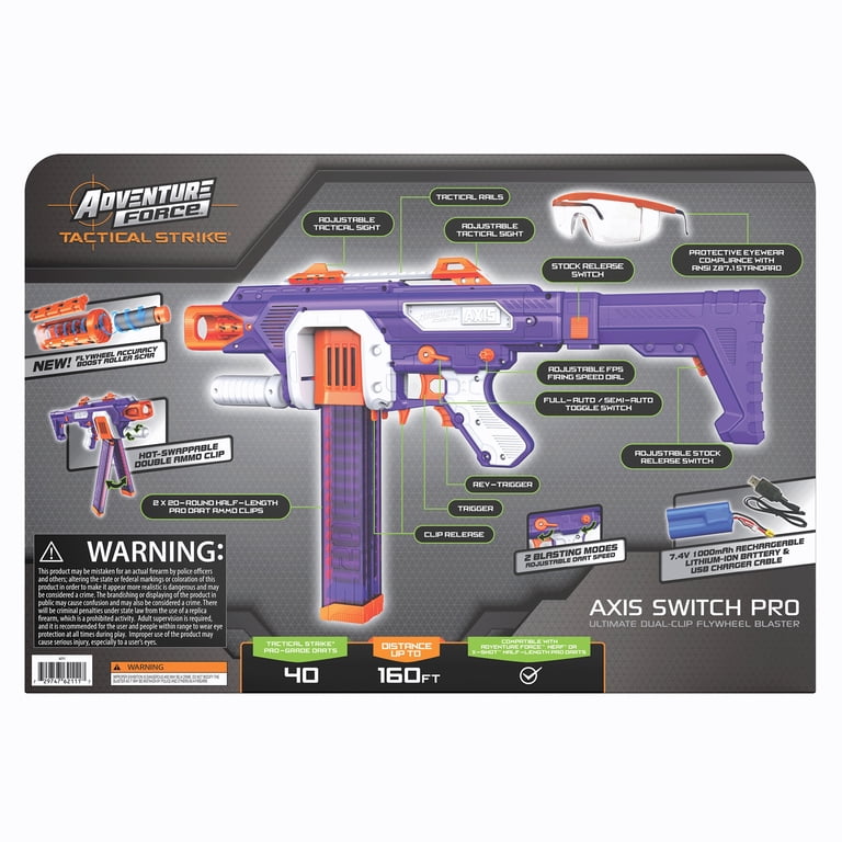 Adventure Force Tactical Strike Axis Switch Pro Motorized Dart