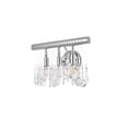 thumbnail image 3 of Elegant Lighting Chorus Line Contemporary 3 Light E12 Chrome Wall Sconce, 3 of 6