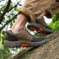 thumbnail image 3 of YOURDIARY Mens Hiking Shoes Outdoor Trekking Boots Anti-Slip Waterproof Comfortable Camping Trail Shoes, 3 of 7