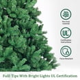 thumbnail image 6 of SEGMART 6FT Christmas Trees, Artificial Christmas Tree Decoration w/500 Tips, Premium Hinged Spruce Tree Holiday Decor, Artificial Christmas Tree, Green, 6 of 7
