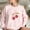 Style2-Pink sweatshirt for women, variant on Sweatshirts for Women Trendy Cute Graphic Sweatshirts Tops Crew Neck Long Sleeve Casual Pullover T Shirts Sudaderas Y Hoodies De Moda Para Mujer Pink M