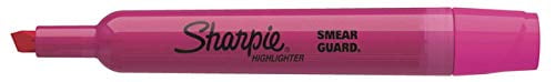 Sharpie 25009 Sanford Brands Tank Highlighters, Chisel Tip, Fluorescent Pink, 12-Count