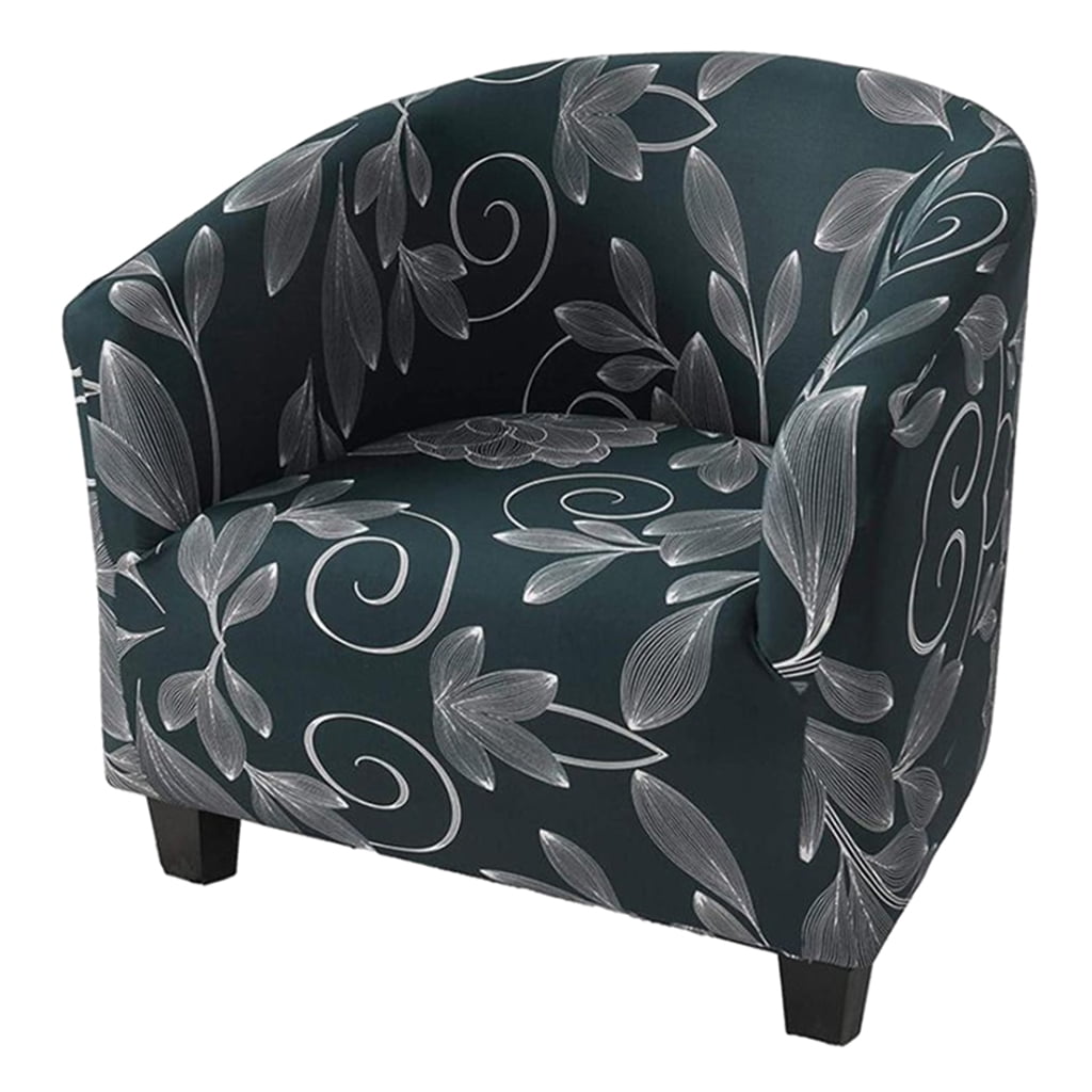 Stretchy Soft Velvet Tub Chair Covers Removable Furniture Protector