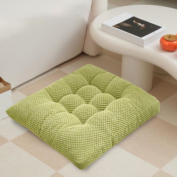 Cushion Amvlyk Chair Cushions,Seat Cushions,Chair Seat Pad Floor Cushion,Pillow Stool Pad for Indoor Outdoor Garden Patio Home Kitchen Office(17.7In)Green