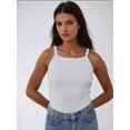 thumbnail image 2 of Halter Neck Fitted Basic Tank Top, 2 of 5