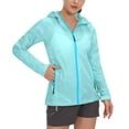 thumbnail image 3 of Little Donkey Andy Women's Waterproof Rain Jackets Summer Lightweight UPF50 Coats for Hiking Travel Fishing Size XS, 3 of 5