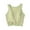 Green, variant on Timegard Tank Top with Built in Bras for Women Cropped Round Neck Comfy Sleeveless Top Casual Casmis