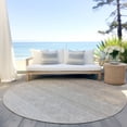 thumbnail image 6 of Addison Rugs Chantille Indoor/Outdoor Transitional Ombre Beige Washable Round Rug, 8' x 8', 6 of 6