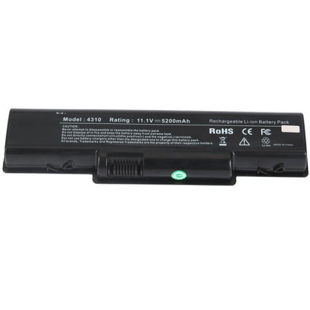 6-cells 11.1V 5200mAh Replacement Laptop Battery for Gateway NV52 NV53 NV54 NV56 NV58 NV59 (Best Way To Store Laptop Battery)