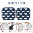 thumbnail image 6 of Sikiie Pig 1 Print Foldable Car Windshield Sun Visor, Car Window Sunshade Suitable for Sedan, SUV and Truck Car Accessories-Small, 6 of 6