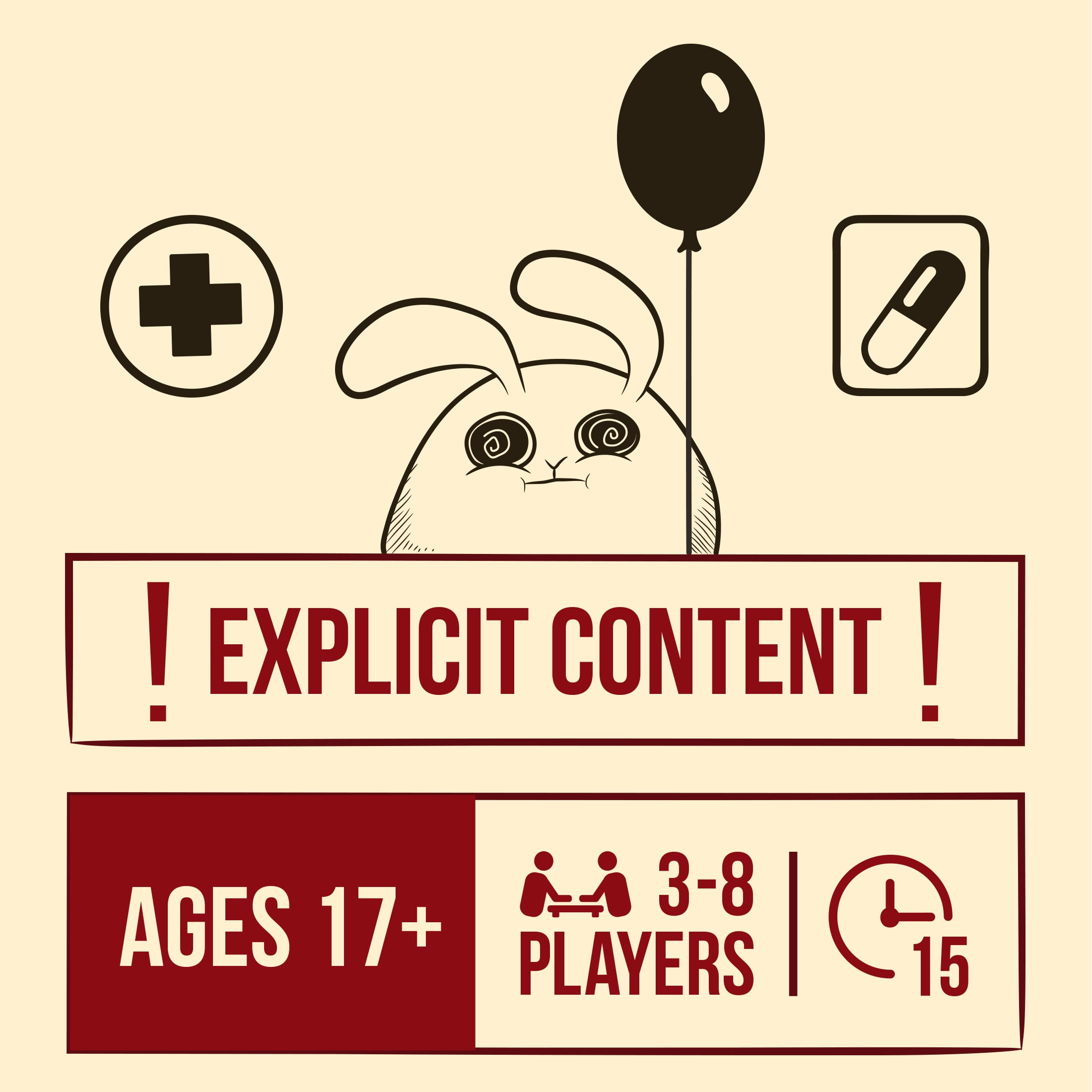 Horrible Therapist by Exploding Kittens: 3-8 Players - Ages 17+ - 15 Minutes to Play - Comic Building Card Game - Ideal for Party, Game Night