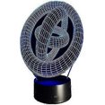 thumbnail image 2 of 2026 Artistic Abstraction Modern 3D USB Night Light Colorful Color Changing LED Desk Table Light Lamp for Home Bedroom Decoration, 2 of 5