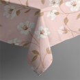 thumbnail image 5 of Pioneer Flower Floral Print Pattern Square Tablecloth, Waterproof Wipeable Spillproof Washable Table Cover for Home Kitchen Party Decor, 52"x52", 5 of 6