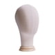 thumbnail image 4 of Cabeza de maniquí, cabeza de peluca, con base, modelo cosmético, cabeza de maniquí resistente, modelo de maniquí de cabello para salón de belleza o, 4 of 9