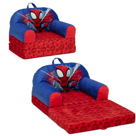 Delta Children Cozee Buddy Flip-Out Chair - Spidey and His Amazing Friends