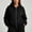 Black women oversized zip up hoodie a1, variant on Tusihei Women Oversized Zip Up Hoodie Casual Pullover Tops Sweatshirts with Pockets Loose Fit Fall Winter Outfits Warm Streetwear Basic Jacket Coats, Black S