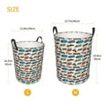 thumbnail image 3 of Easygdp Train for Large Dirty Clothes Hamper, Lightweight Storage Basket, Household Laundry Bag with Handle-Medium, 3 of 6