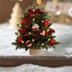 thumbnail image 4 of Adornos navideños, adornos navideños, regalos navideños Adornos navideños Cuentas flocadas Mini árbol de Navidad Adorno navideño Escritorio Pequeño árbol de Navidad para decorar, 4 of 6