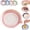 Pink, variant on Gradient Ceramic Grater Plate, 2026 New Garlic Grater Plate with Pour Spout, Multifunctional Handcrafted Grinding Dish for Chocolate, Fruits, Vegetables, Cheese, Ginger & Garlic