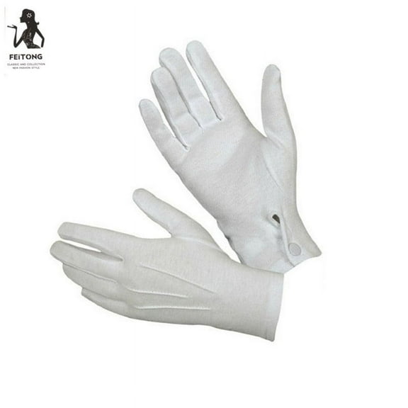 Gloves for Men 1Pair White Formal Glove Tuxedo Honor Guard Santa Inspection