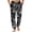 Black, variant on Men's Camouflage Print Jogger Pajama Pants, Drawstring Two Pocket Cuffed Lounge Sleep Trousers Nightwear Slacks, Yellow, M
