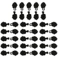 thumbnail image 2 of 20 Juegos de Botones de Nudo para Decoración de Vestidos de Ropa de Bricoje Negro BLESIY Botones, 2 of 8