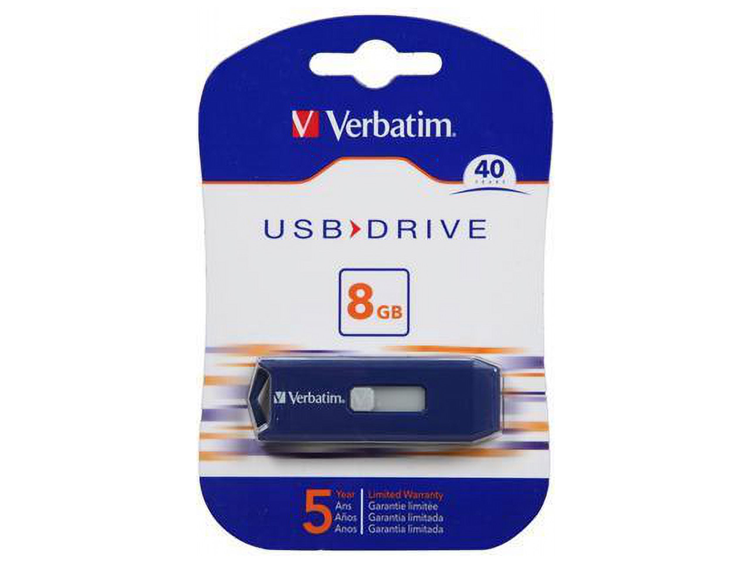 Verbatim Smart 8GB USB 2.0 Flash Drive Model 97088 - image 4 of 4