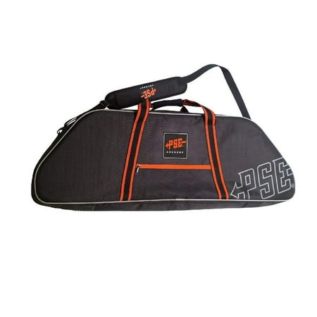 PSE Bowcase Rigid Hunter Compound Bow Case Bag Black with 3 Pockets