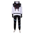 thumbnail image 4 of Disfraz de Cosplay Valorant de ISO, disfraz de uniforme para adultos para hombre, conjunto de chaqueta y pantalones, disfraz de fantasía para juego de rol de ISO, traje de carnaval de Halloween, 4 of 5
