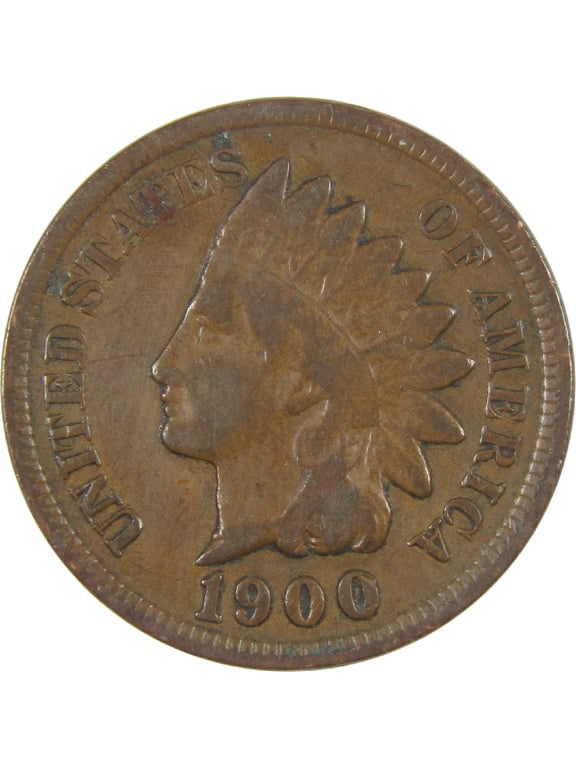 1900 Indian Head Cent G Good Penny 1c Coin
