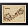 thumbnail image 2 of Lucas 14x12 Black Modern Framed Museum Art Print Titled - Bermuda - Lucas 1823, 2 of 5