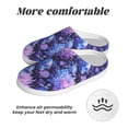 thumbnail image 6 of Lsque White Skull Flower Pattern Womens Comfort Cotton on Scuff With Memory Foam and Anti-skid Sole Slipper-46/47, 6 of 7